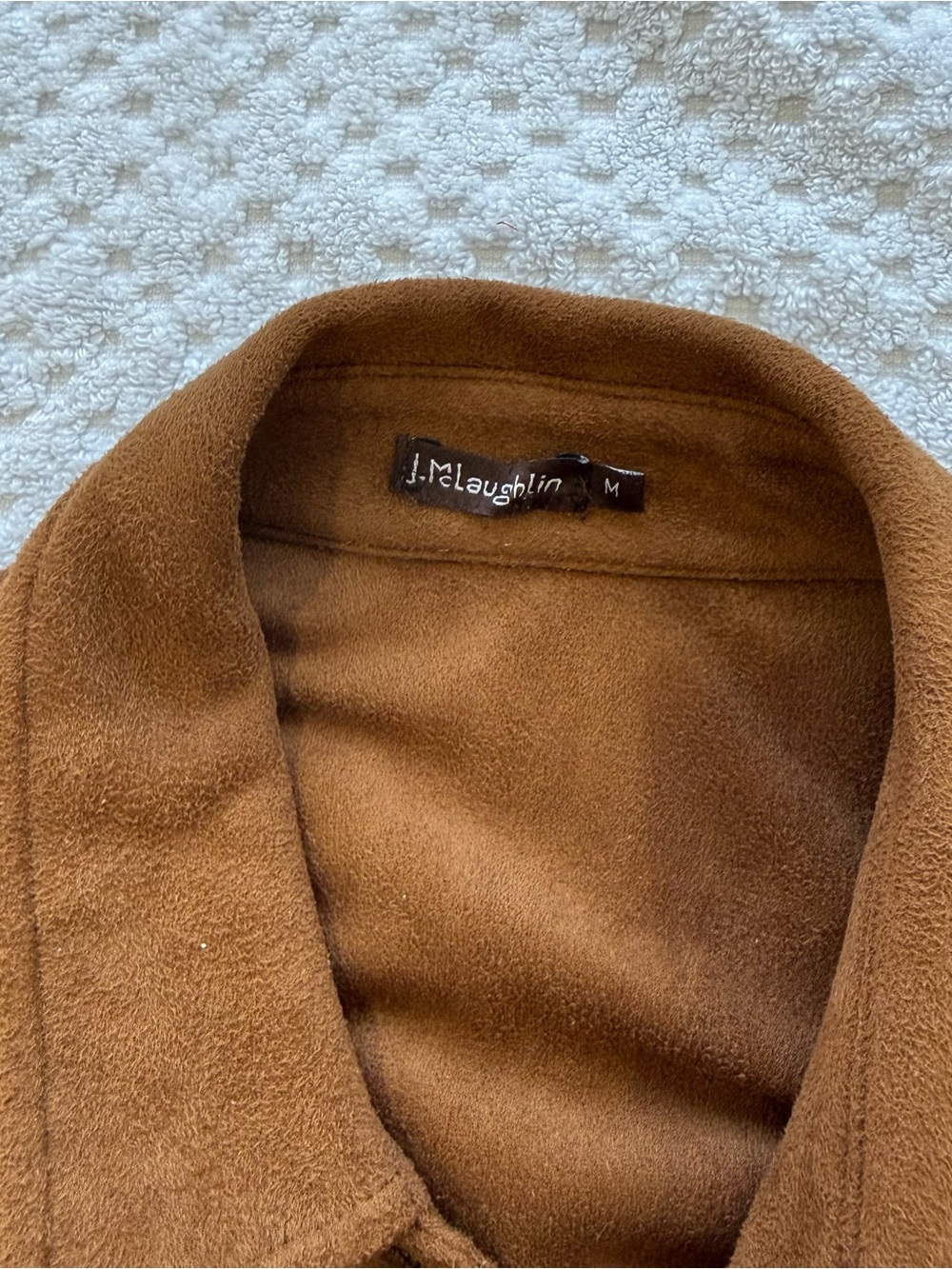 ! J. MCLAUGHLIN HAARLEM DRESS SOLID FAUX SUEDE BELTED - Picture 4 of 9